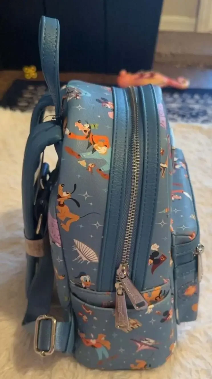Loungefly Disney Parks Mickey and Friends All-Over Print‎ Mini Backpack
